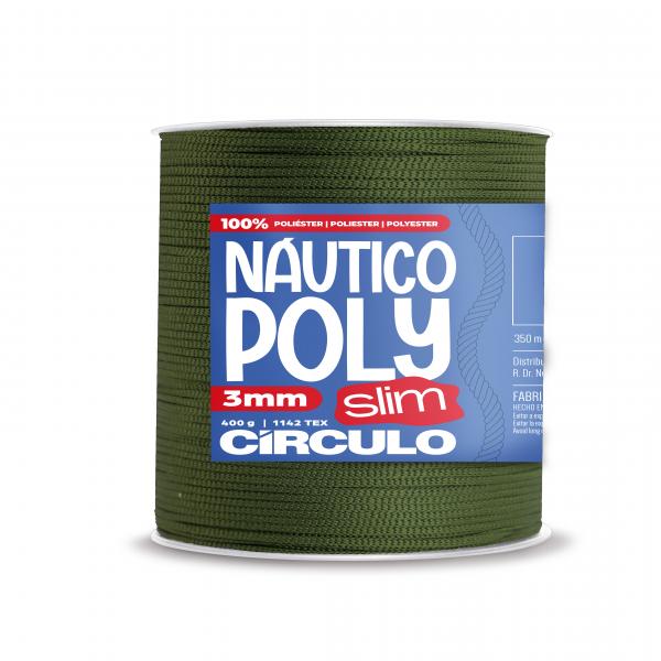 FIO NAUTICO POLY SLIM 3MM - COR 5368 MILITAR